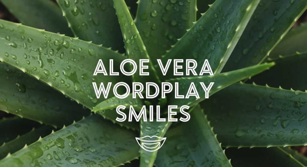 Aloe Vera Wordplay Smiles