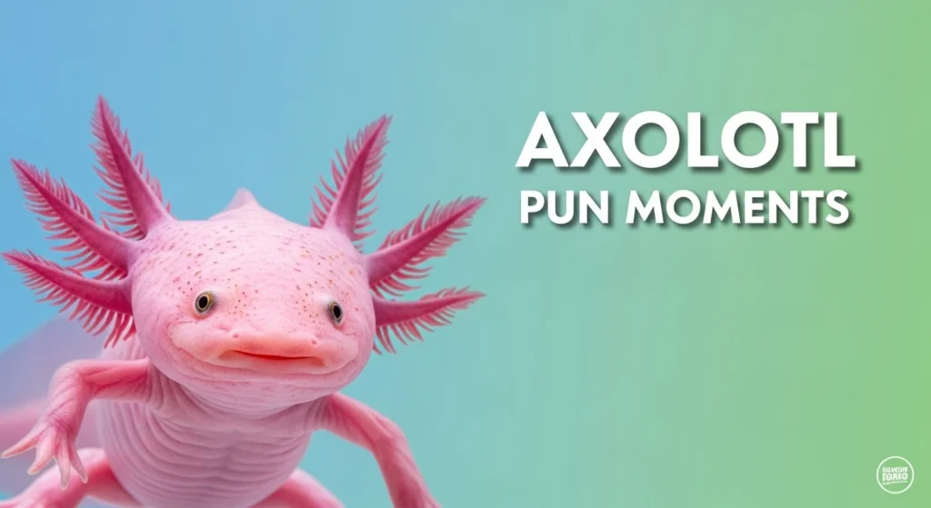 Axolotl pun moments
