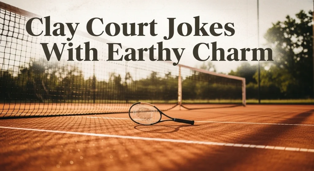 Clay Court Jokes With Earthy Charm
