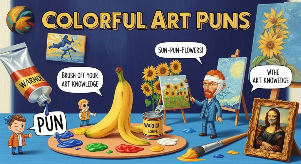 Colorful Art Puns