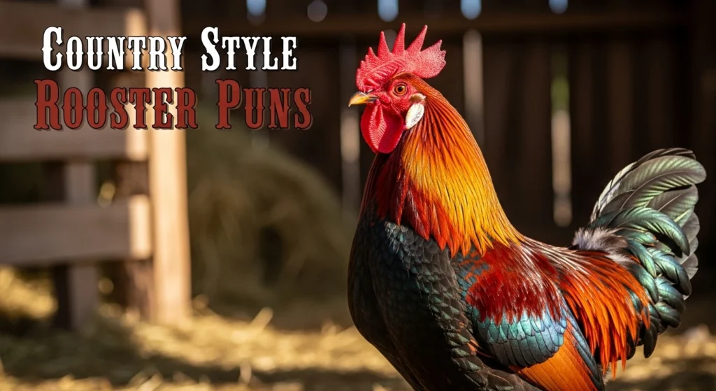 Country Style Rooster Puns