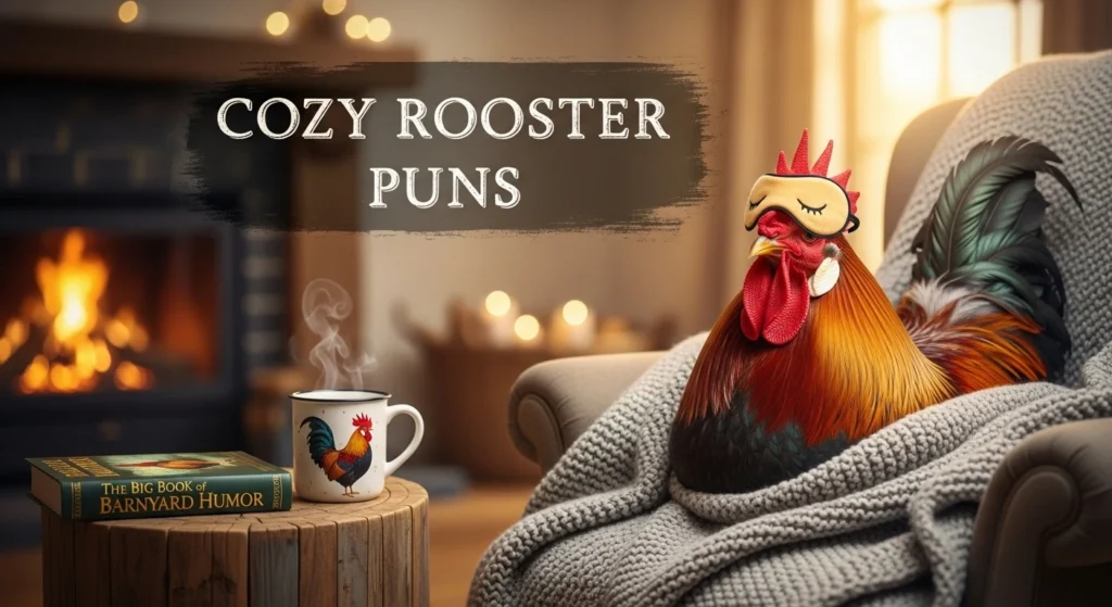 Cozy Rooster Puns