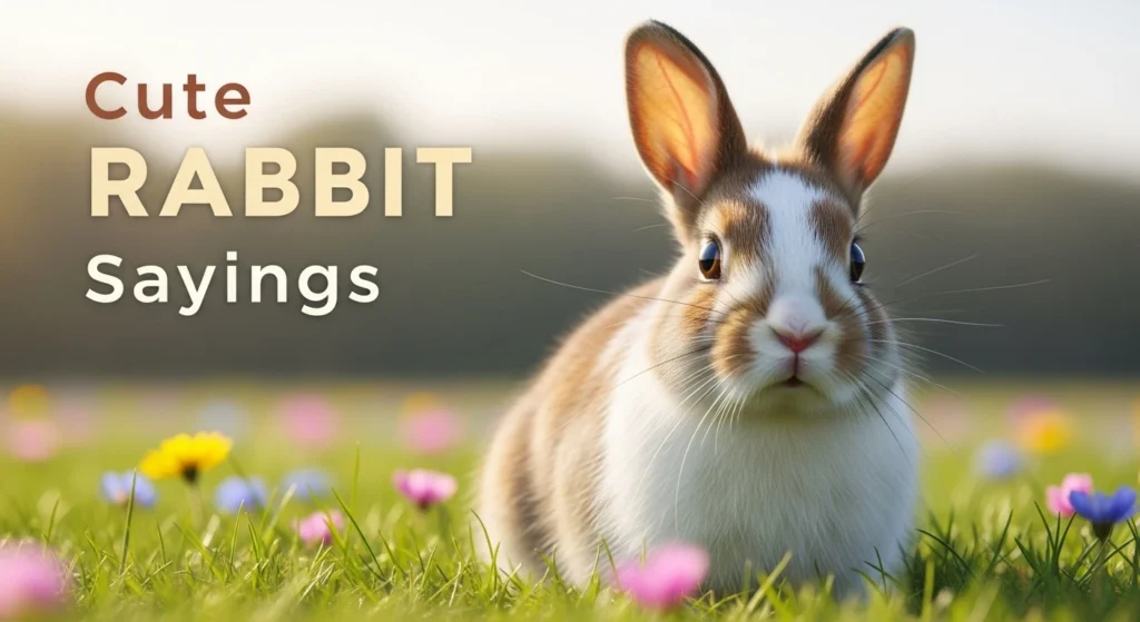 Cute Rabbit Sayings