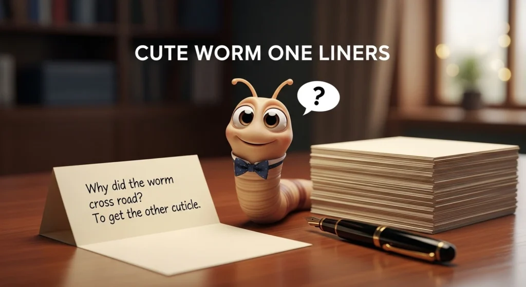 Cute Worm One Liners