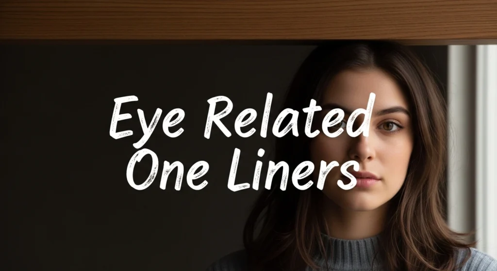 Eye Related One Liners