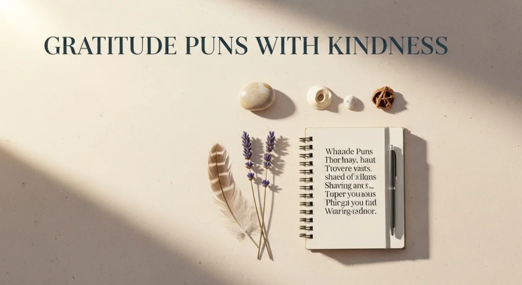 Gratitude Puns With Kindness