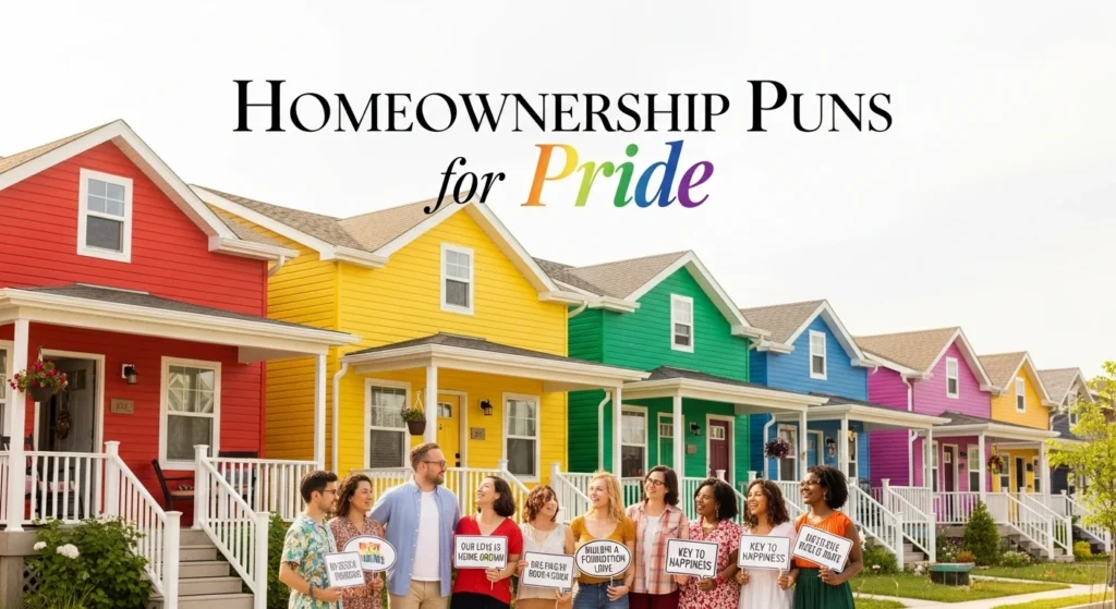 Homeownership Puns for Pride