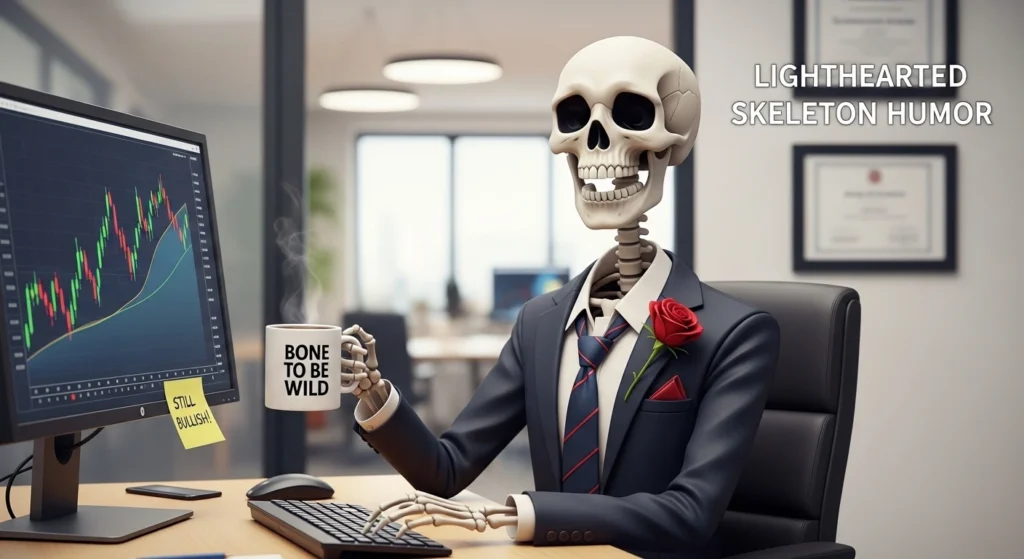 Lighthearted skeleton humor
