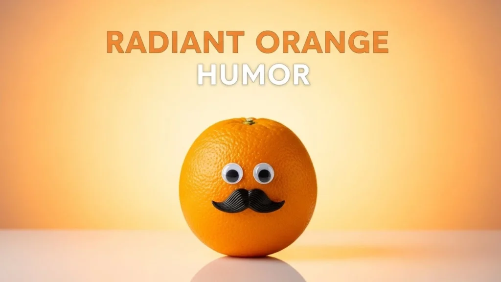 Radiant Orange Humor