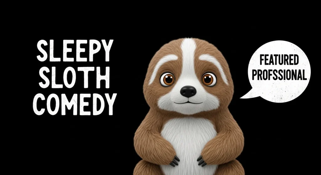 Sleepy Sloth Comedy
