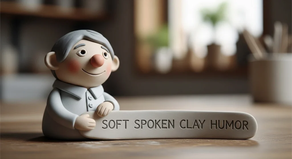 Soft Spoken Clay Humor