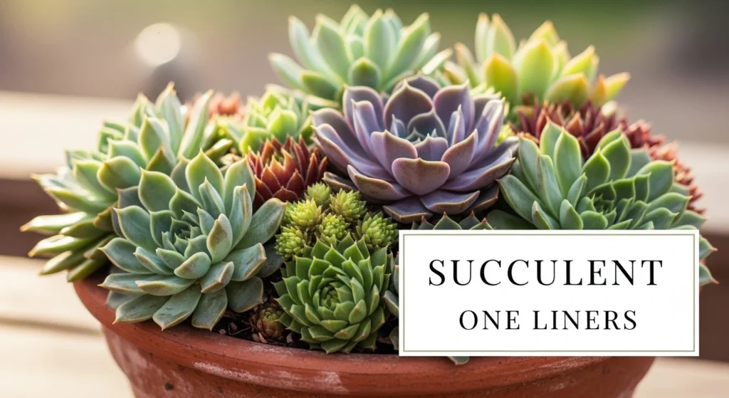 Succulent One Liners