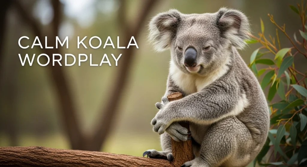 Calm Koala Wordplay