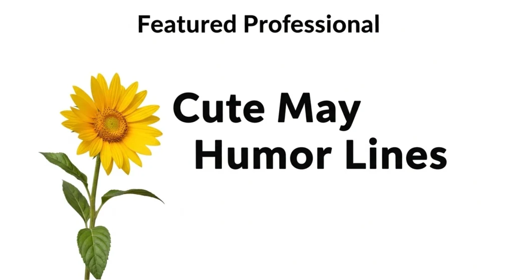 Cute May Humor Lines