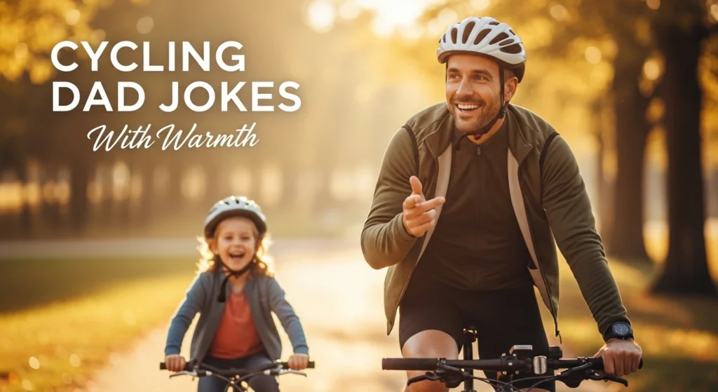 Cycling Dad Jokes With Warmth