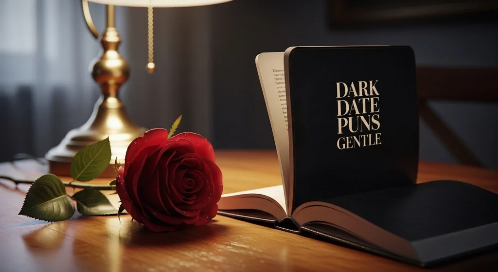 Dark date puns gentle