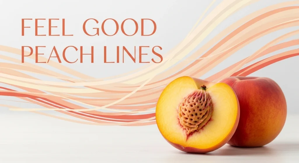 Feel Good Peach Lines