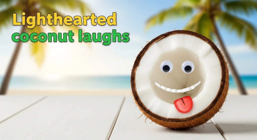 Lighthearted coconut laughs