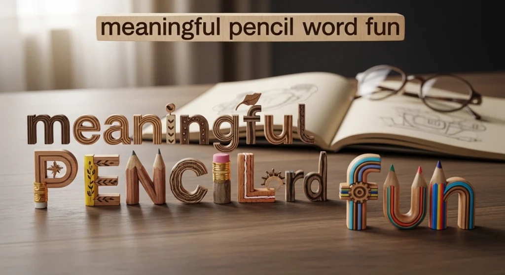 meaningful pencil word fun
