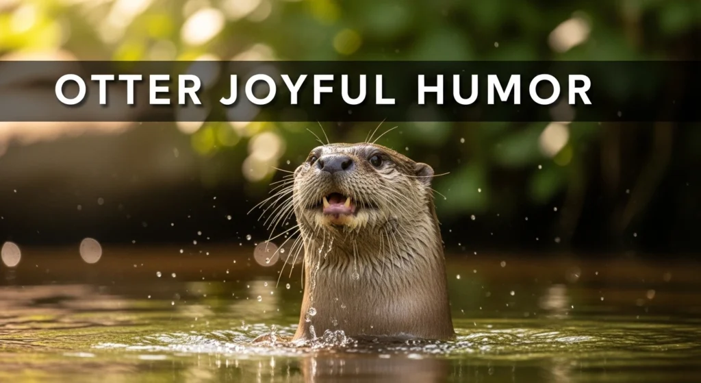 Otter joyful humor