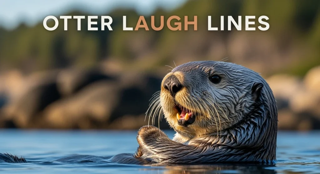 Otter laugh lines