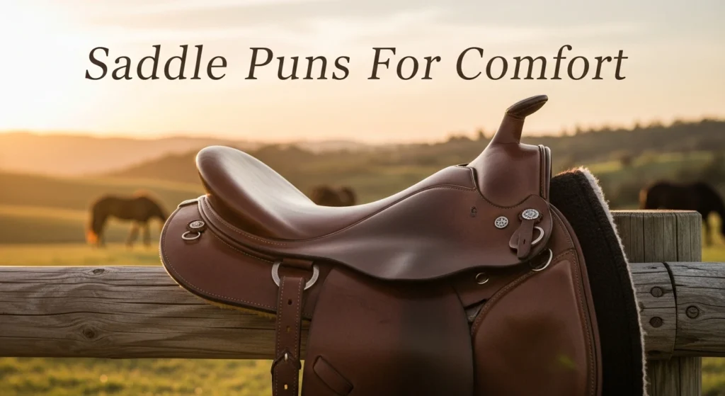 Saddle Puns For Comfort