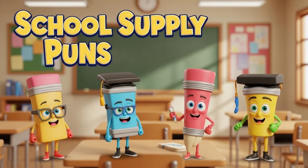 School Supply Puns