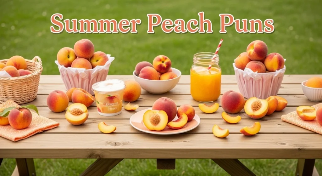 Summer Peach Puns