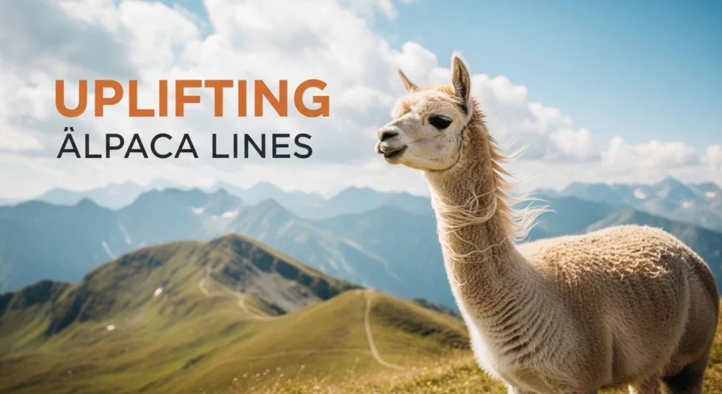 Uplifting Alpaca Lines