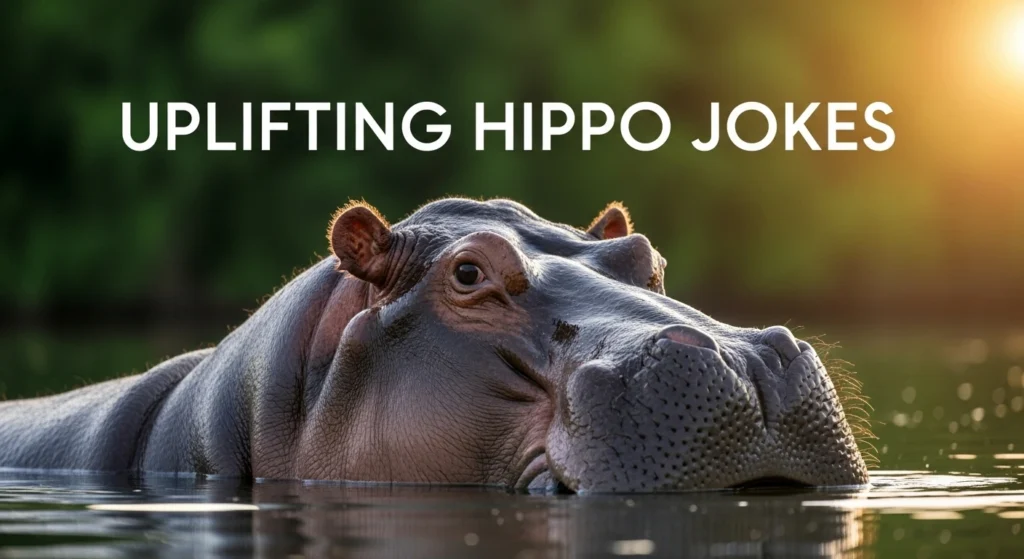 Uplifting hippo jokes