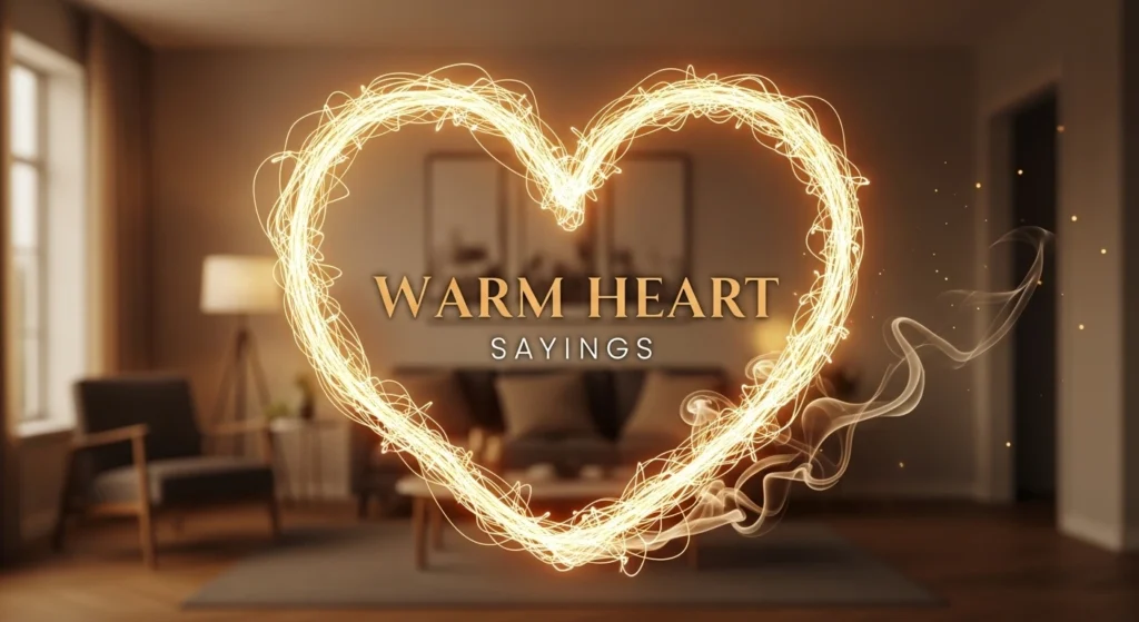 Warm Heart Sayings
