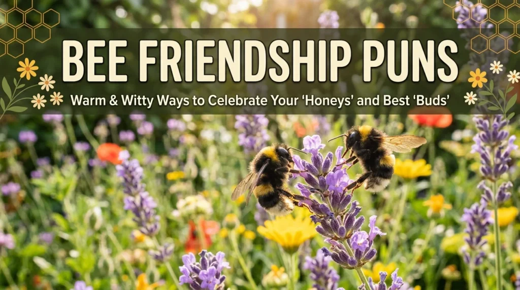 Bee Friendship Puns