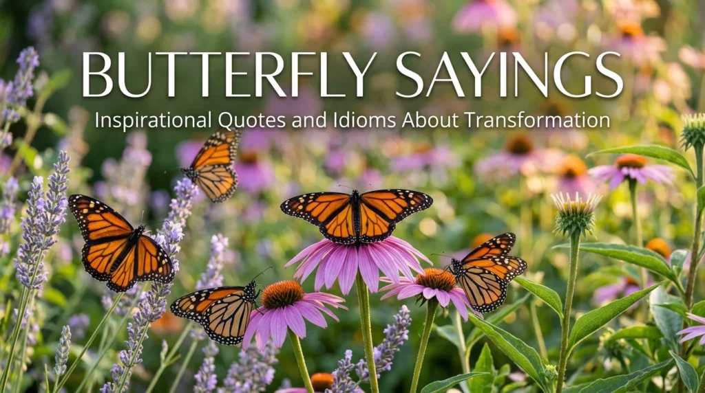 Butterfly Sayings