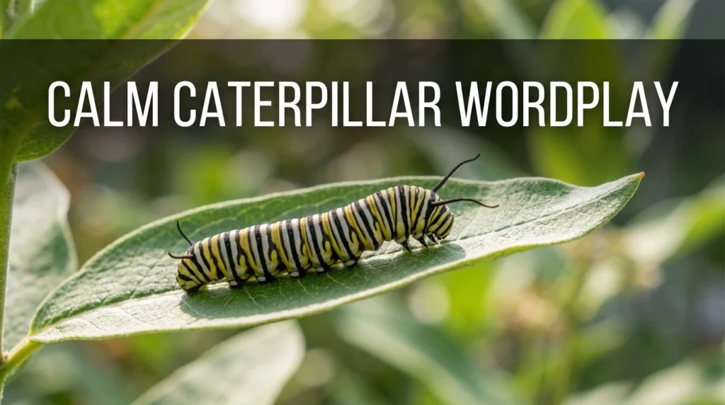 Calm Caterpillar Wordplay