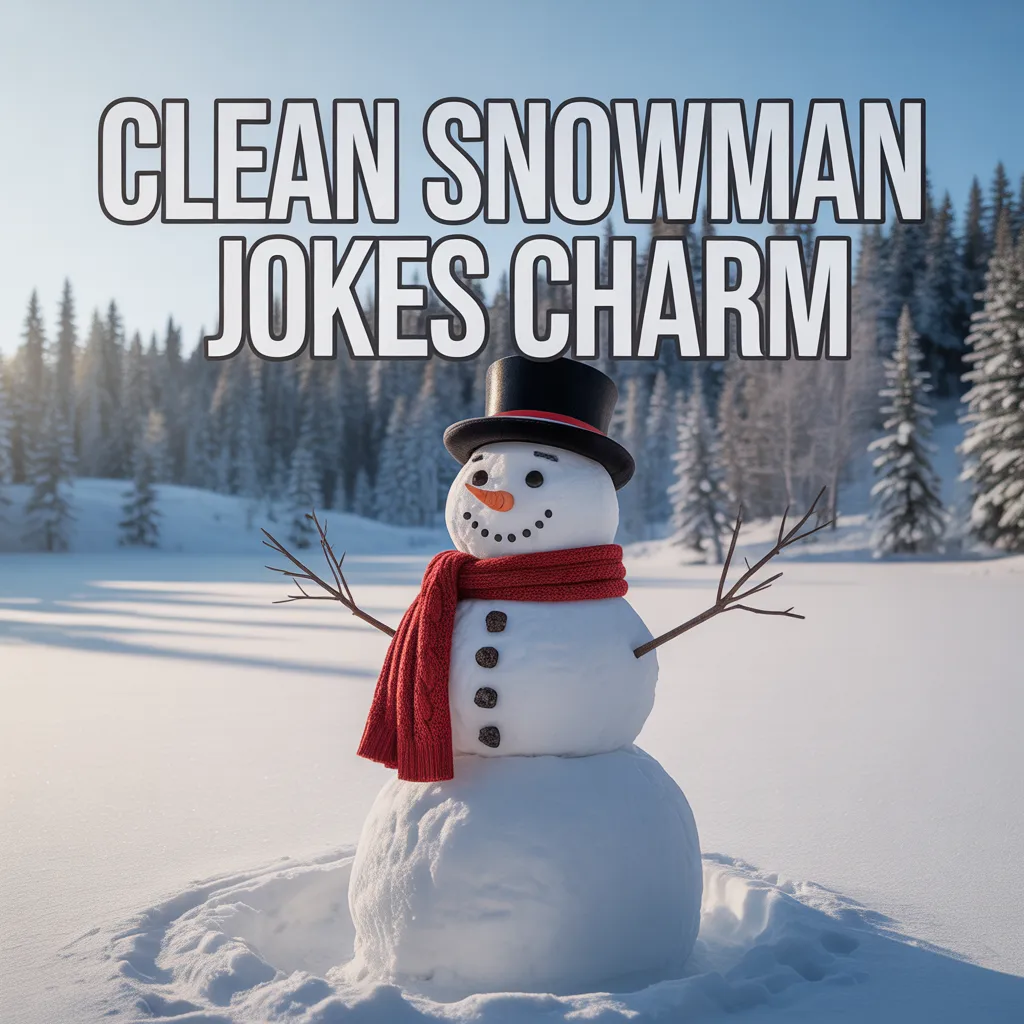 Clean snowman jokes charm
