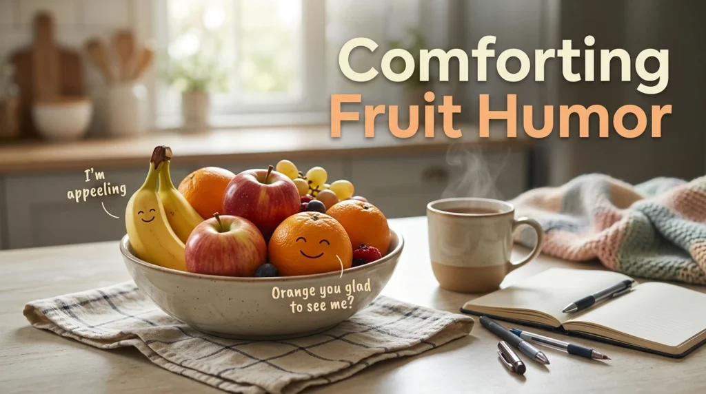 Comforting Fruit Humor