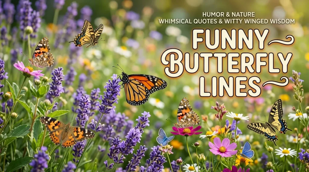 Funny Butterfly Lines