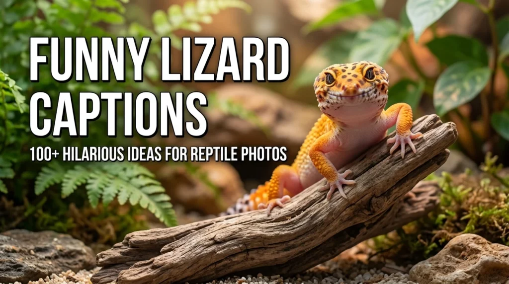 Funny Lizard Captions