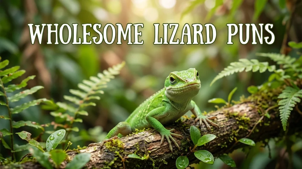 Wholesome Lizard Puns