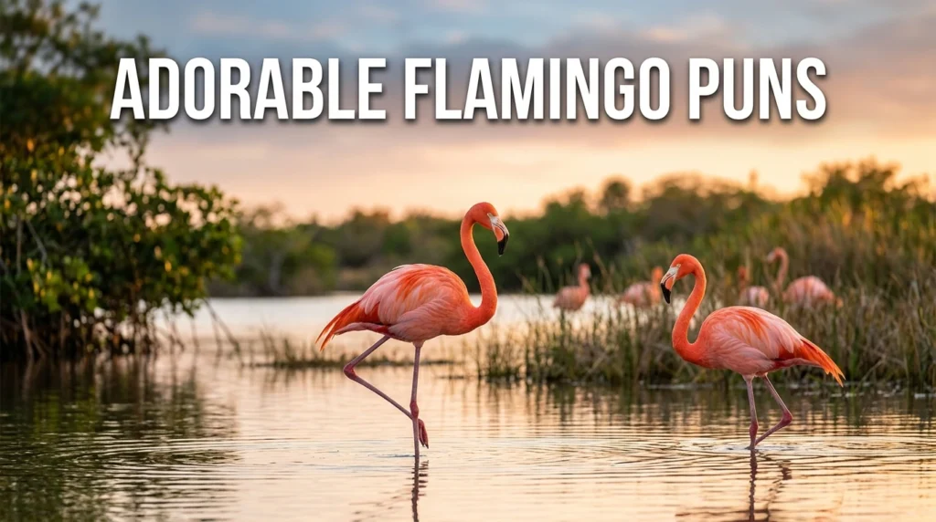 Adorable Flamingo Puns