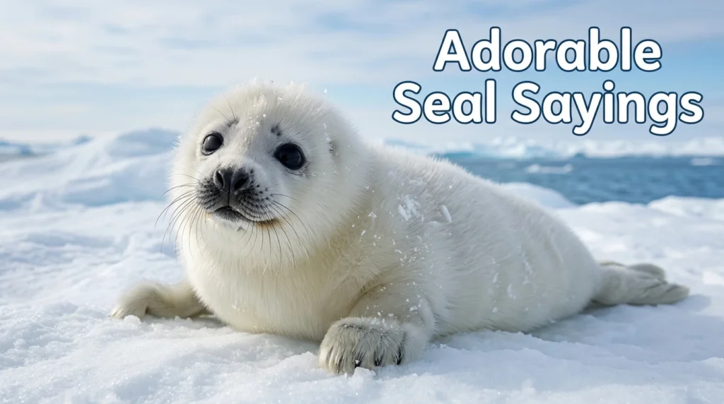 Adorable Seal Sayings