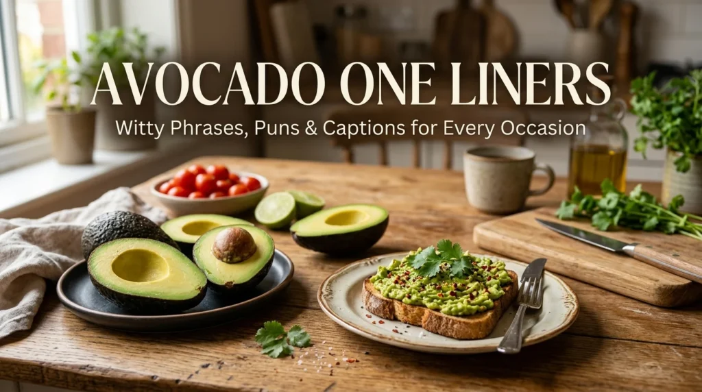 Avocado One Liners