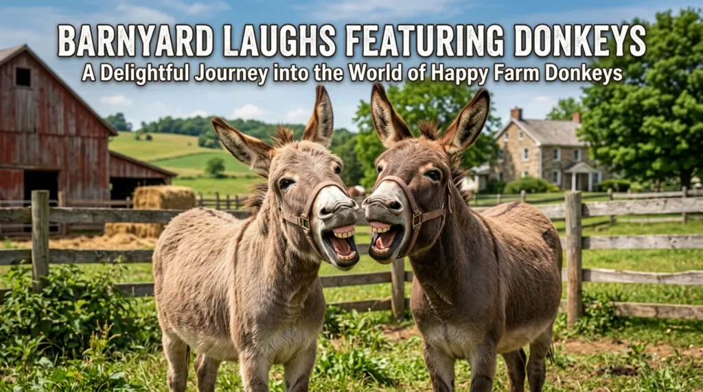 Barnyard Laughs Featuring Donkeys