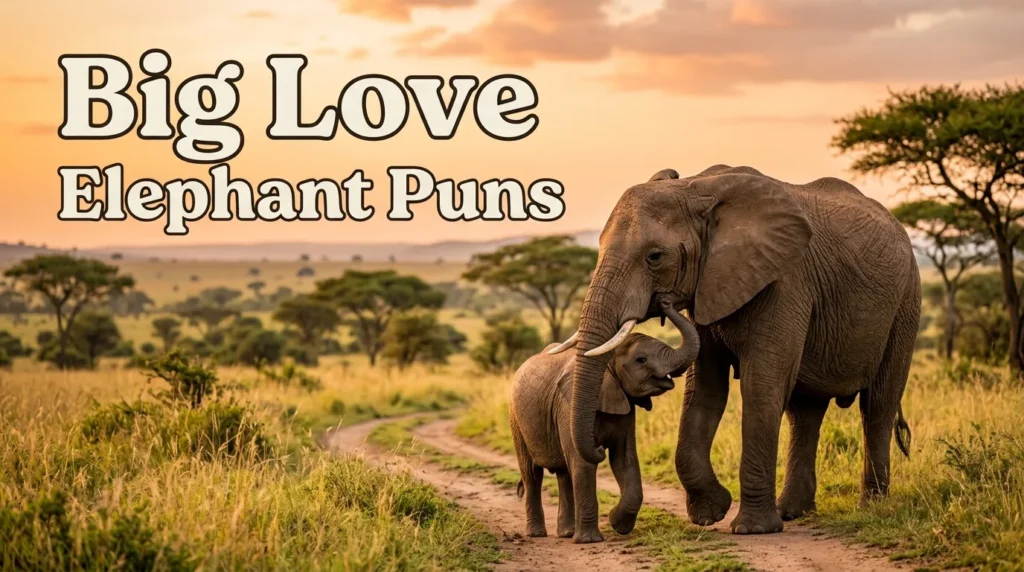Big Love Elephant Puns