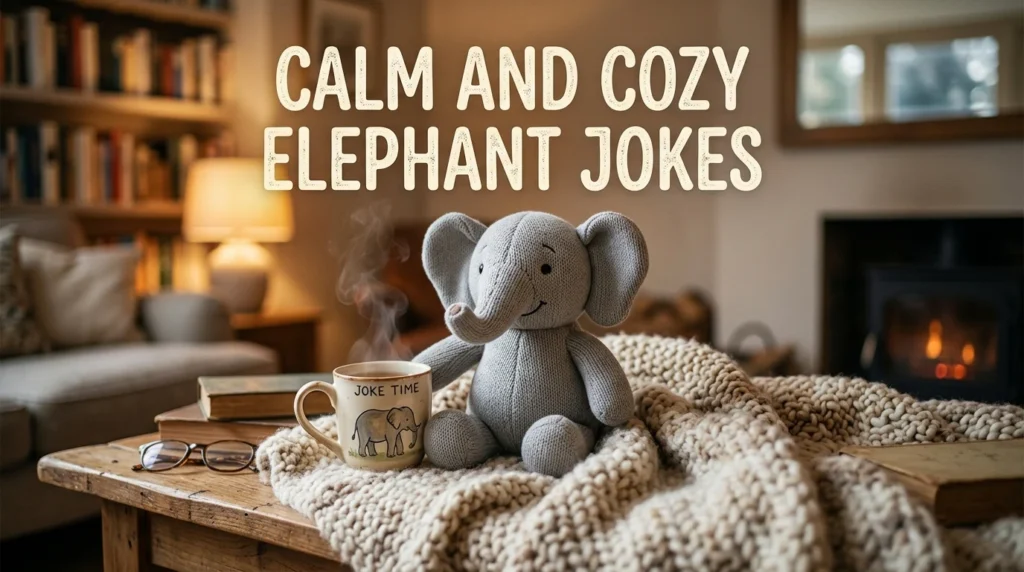 Calm and Cozy Elephant Jokes