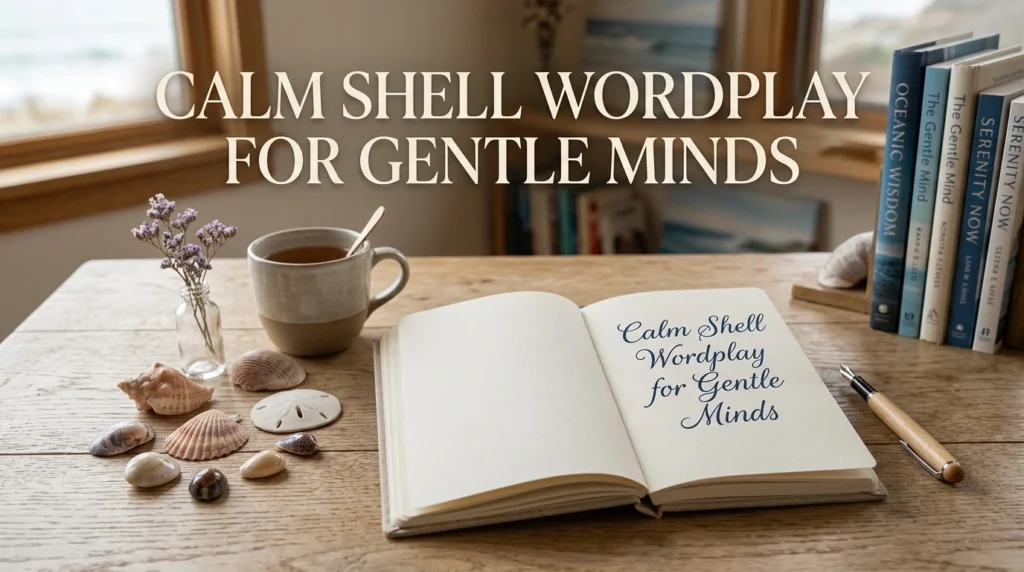 Calm Shell Wordplay for Gentle Minds