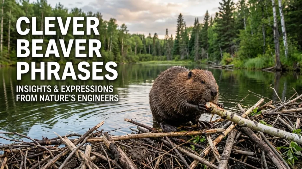 Clever Beaver Phrases