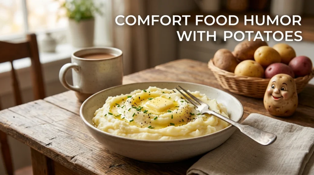 Comfort Food Humor with Potatoes