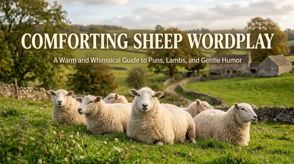 Comforting Sheep Wordplay