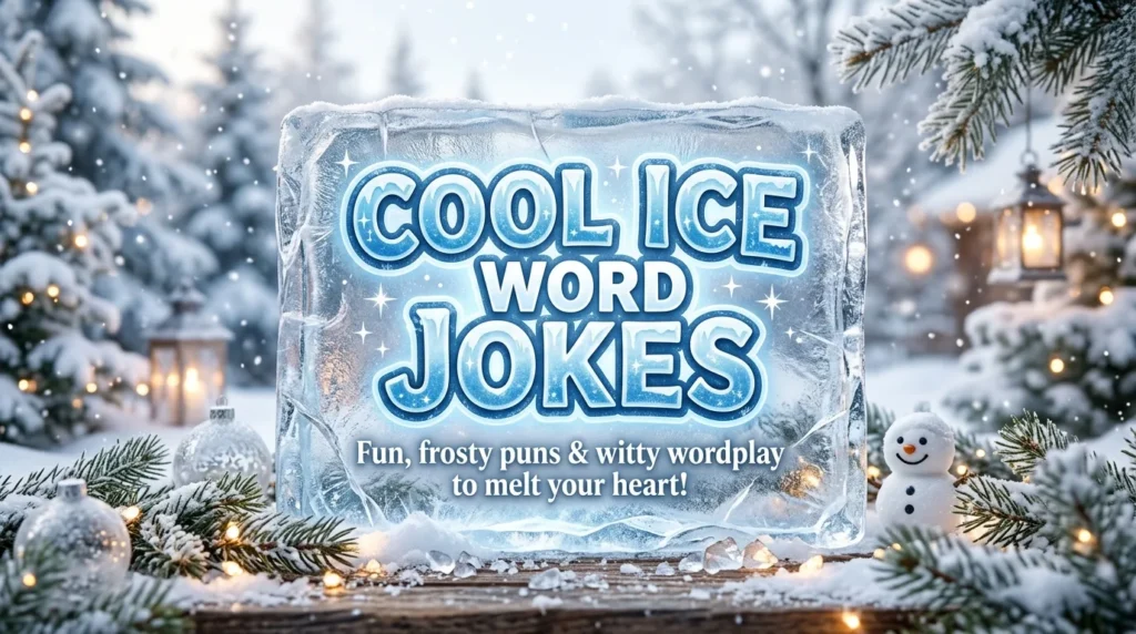 Cool ice word jokes